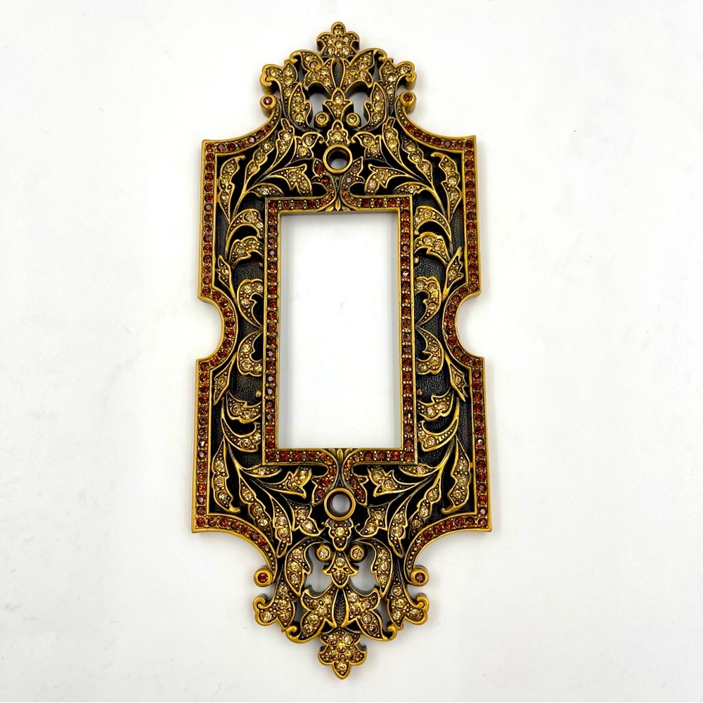 Edgar Berebi Swarovski Limited Edition 7865 Single GFI Switch Plate Cover
